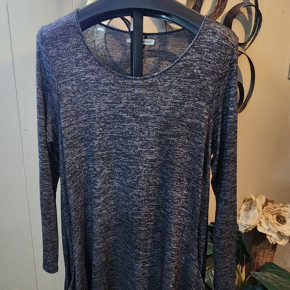 Maurices Gray Tunic Top - Picture 2 of 13